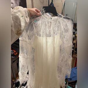 Elegant Lace Overlay Dress